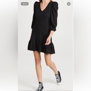 Excellent Condition REVOLVE Nation LTD Danika Flounce Black Dress Sz. S